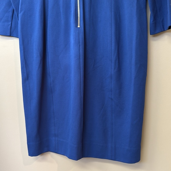 J. Crew Factory Zip ponte dress | EUC | 8 | Blue - Picture 11 of 11